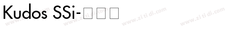 Kudos SSi字体转换